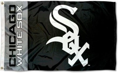 Chicago White Sox флаг большой 3 x 5 баннер логотип бейсбол MLB Бесплатная доставка - Изображение 1 из 4