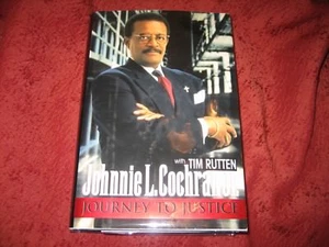 Journey to Justice  Johnnie L. Cochran (1996, Hardcover) SIGNED - Bild 1 von 6