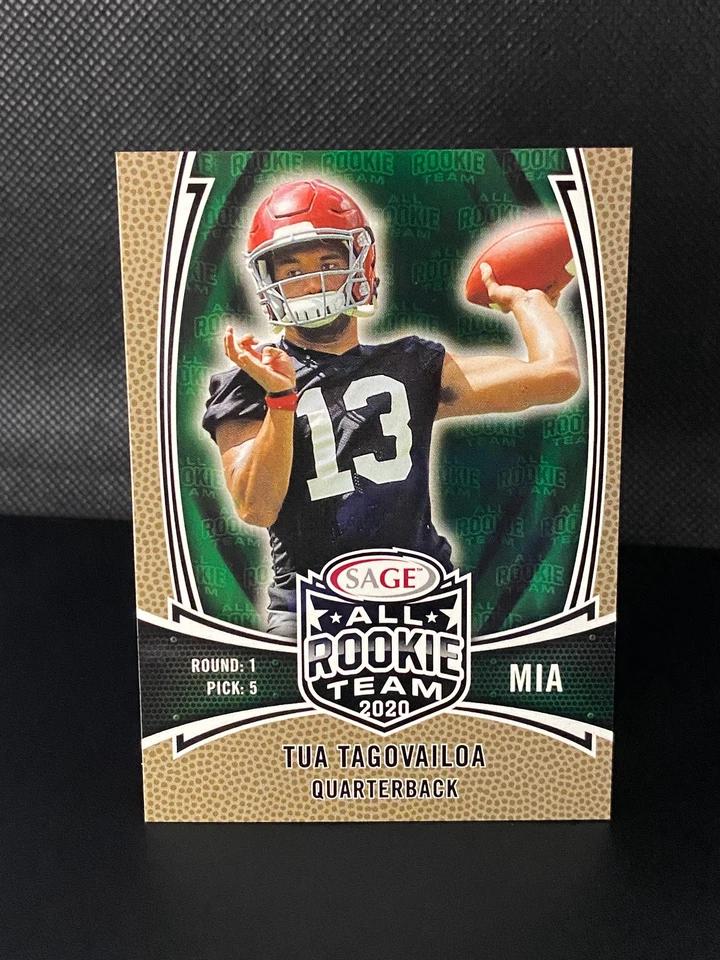 2020 SAGE HIT Premier Draft Football All Rookie Team $2 MIN FOR FREE SHIP IN USA - Image 1 of 1