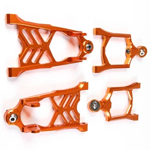 CNC Aluminum Front Upper  Lower Suspension Arm Set for HPI km rv baja 5b ss Part - Picture 1 of 7
