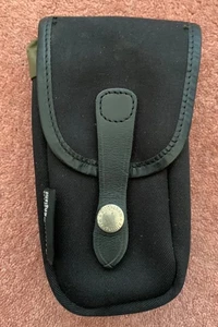 Billingham Avea 3 End Pocket Black Canvas Black Leather Trim fits Hadley Series  - Picture 1 of 4