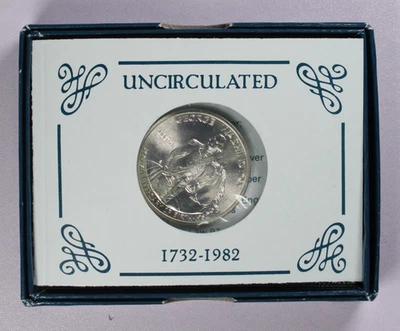 1982 Washington 90% Silver Half Dollar - Uncirculated - Image 1 of 4