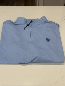 Turtleson blaues Sweatshirt mit Viertelreißverschluss Baltimore Country Club Größe Medium - Bild 1 von 7