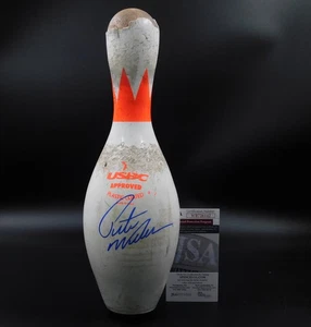 Pete Weber signiert handsigniert authentisch gebraucht Bowling Pin PBA USBC HOF JSA COA H - Bild 1 von 5