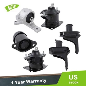 For Acura TL 2007-2008 3.2L 3.5L Automatic Engine Motor & Transmission Mount ×6 - Foto 1 di 12