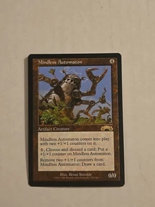 MTG Magic the Gathering Mindless Automaton (135/143) Exodus NM - Picture 1 of 2