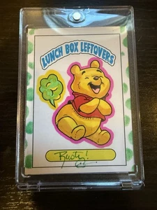 Lunch Box Leftovers Winne The Pooh  1/1 sketch card RUSTY LBLO SSFC - Picture 1 of 2