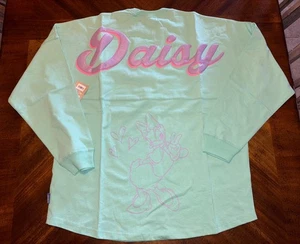 Disney Parks Daisy Duck Spirit Jersey Adult 85th Anniversary Sz XL Teal Peace - Picture 1 of 10