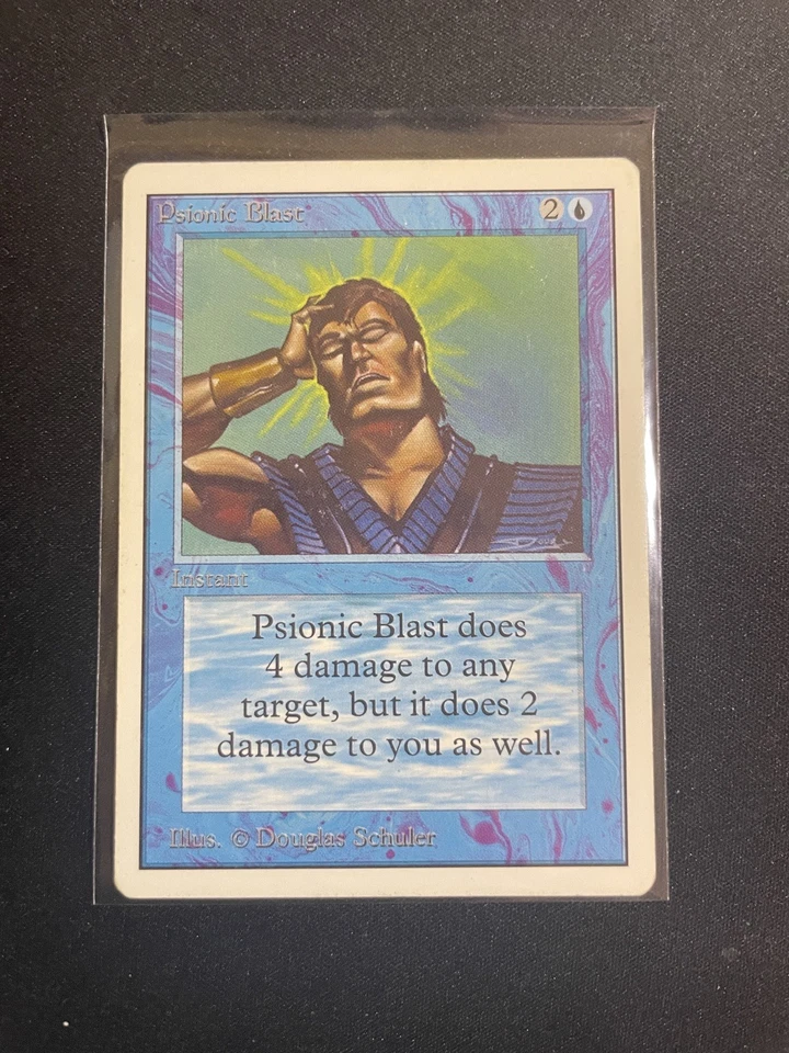 MtG X1 Psionic Blast Unlimited Magic the Gathering MO - Image 1 of 2
