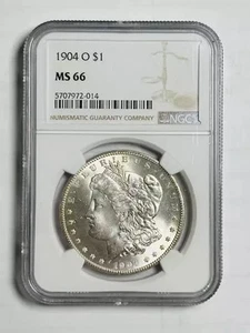 1904 O Morgan Silver Dollar NGC MS-66 - Picture 1 of 2