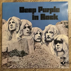Deep Purple In Rock 1st UK Press Vinyl LP EX/EX+ A2/B1 No EMI Gramophone Text - Picture 1 of 10