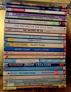4th 5th Grade 23 Chapter Books Teacher Classroom Library Set Homeschool FB588 - Picture 1 of 23