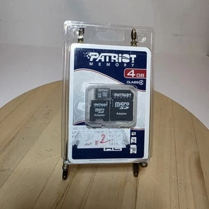Patriot Memory 4GB Micro Sd HC 3 In 1 Class 4 Micro Mini SD CARD New - Picture 1 of 5