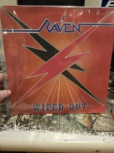 RAVEN Wiped Out  Vinyl 1982 Neat Records (1004 A) Lp Made In Italy Album - Picture 1 of 14