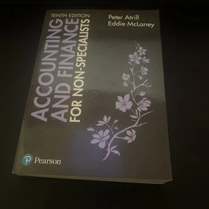 Accounting and Finance for Non-Specialists Peter Atrill 10th Edition - Picture 1 of 3