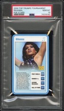 2009 Rihanna RC Top Trumps Pop Stars Rookie Card PSA 10 Gem Mint Pop 4