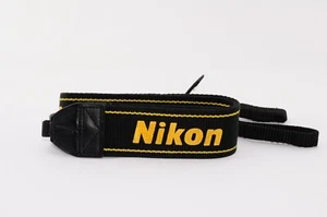 Near MINT Genuine Nikon Camera Neck Shoulder Strap Yellow and Black From Japan - Picture 1 of 11