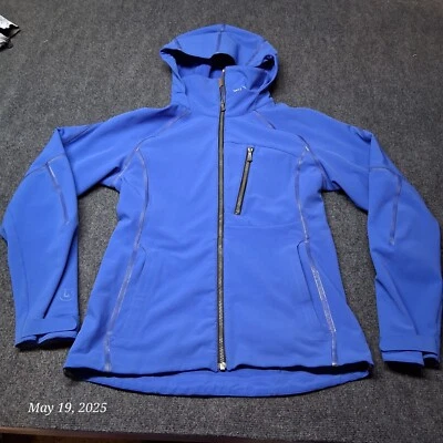 Burton AK Dryride водонепроницаемый Anorak Softshell куртка женщин большой синий лыж - Изображение 1 из 4