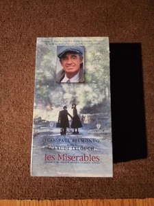 Les Misérables - 1995 VHS Tapes - Claude Lelouch - Jean Paul Belmondo Sealed - Picture 1 of 3