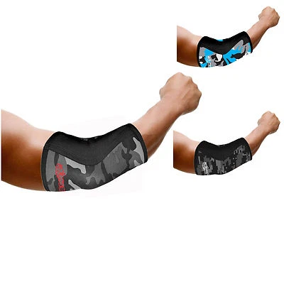 Elbow Support 5mm Cross Fit Elbow Sleeve Neoprene Power Weight Lifting - Image 1 of 2