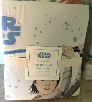 Pottery Barn Kids Star Wars the LIGHT side TWIN duvet cover - Image 1 of 2