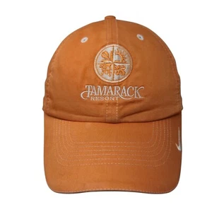 Tamarack Resort Strapback Hat Orange OSFA Embroidered Nike Golf - Picture 1 of 9