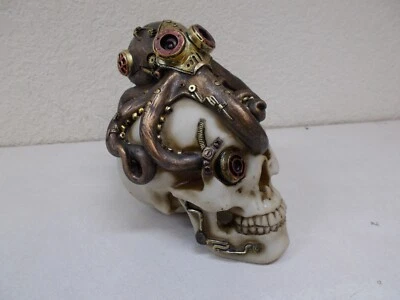 KFT-52 СТИМПАНК ЧЕРЕП С ОСЬМИНОГОМ 6080196525 - Изображение 1 из 4