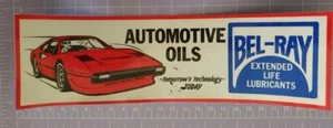 Bel-Ray Automotive Oils Sticker 25cm x 8cm approx As per image - Foto 1 di 1