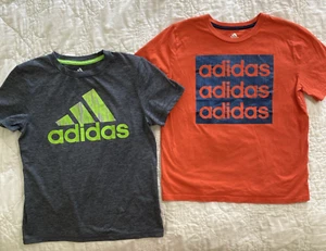 Lot of 2 - Youth adidas Short Sleeve Graphic Shirts, Small (8-10) - Picture 1 of 3