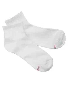 Paquete de 6 calcetines Hanes No Show para hombre talla: 10-13/talla del zapato: 6-12 - todo blanco - Imagen 1 de 3