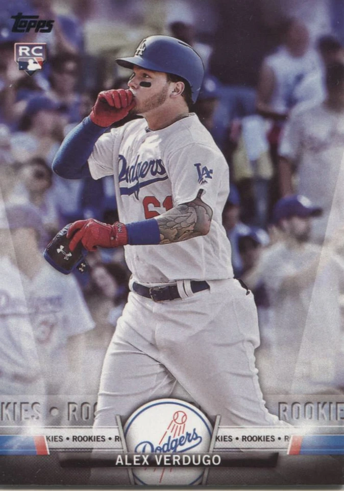 ALEX VERDUGO RC 2018 Topps Series 1 TOPPS SALUTE - LOS ANGELES DODGERS - #TS-80 - Image 1 of 1
