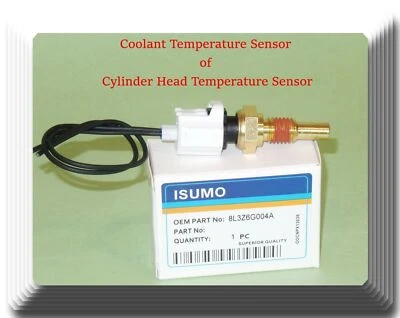 Sensor de temperatura de culata del motor con conector para Ford Lincoln Mercury Foto 1 de 4