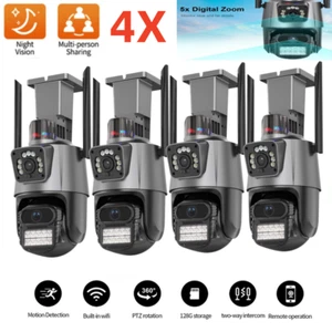 4Pcs Wifi Wireless Home Security Camera System Outdoor Night Vision Smart Cam - Picture 1 of 22