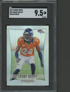 2012 Panini Prizm - #56 Champ Bailey Silver Prizm  - SGC 9.5 - Freshly Graded
