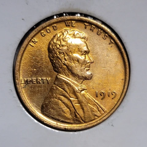 1919 Lincoln Cent Wheat Penny 2517 Cover