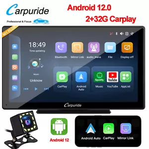 Carpuride W901Plus Car Radio Apple Carplay GPS Android Auto Car Stereo Android12 - Imagen 1 de 9