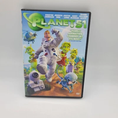 Planet 51 DVD Dwayne Johnson, Jessica Biel, Justin Long, Gary Oldman - Image 1 of 4