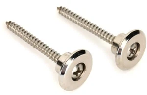 Botón y tornillo de correa PRS, NÍQUEL (2) - Imagen 1 de 1