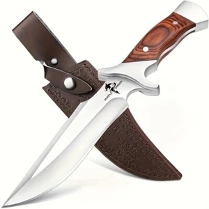Coltello da sopravvivenza a lama fissa, Purple Dragon, con fodero in pelle - Imagen 1 de 6