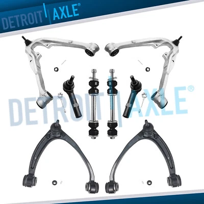 8pc Front Upper Lower Control Arms Sway Bars for Silverado Sierra Yukon XL 1500 - Image 1 of 4