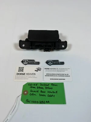 Pestillo/mango gris oscuro 1000282AA 1500-3500 OEM Dodge Ram 2002-2005 Foto 1 de 4