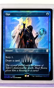 2018 MTG Magic the Gathering Dominaria Foil 60 Opt Tefari Promo FNM Friday Night - Picture 1 of 3