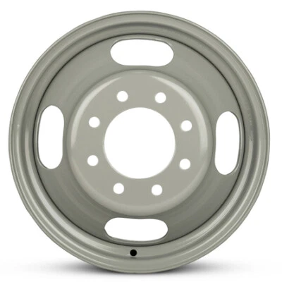 New Wheel For 2001-2007 Chevrolet Silverado 3500 16 Inch Gray Steel Rim - Image 1 of 4