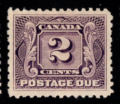   J2 Postage Due Canada mint well centered - Image 1 of 2