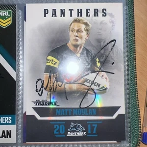 Matt Moylan Signed 2017 NRL Traders Parallel card Penrith Panthers - Picture 1 of 1