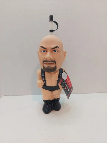 brand new stone cold steve austin water bottle WWF 3-D big sipper Cover