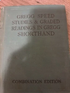 Gregg Speed Studies & Graded Readings In Gregg Shorthand Combination Edition - Bild 1 von 1