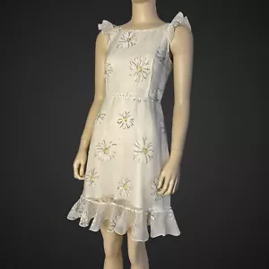 D&G Dolce Gabbana Silk Floral Sleeveless Dress Size 40 S - Picture 1 of 11