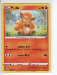 VULPIX REBEL CLASH SET POKEMON CARD 024/192 LP - Picture 1 of 1