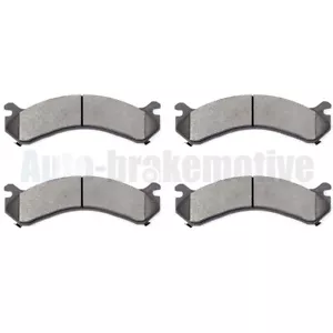 REAR BRAKE METALLIC PAD PERFORMANCE FITS FOR GMC SIERRA 3500 HD 2007-2010 - Picture 1 of 12